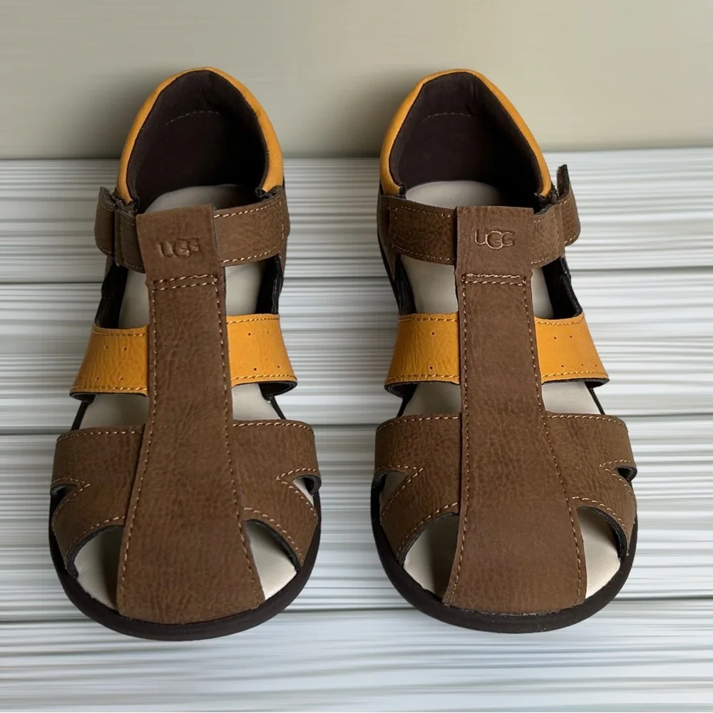 UGG Kids Sandals Size 12 Kylo Fisherman New